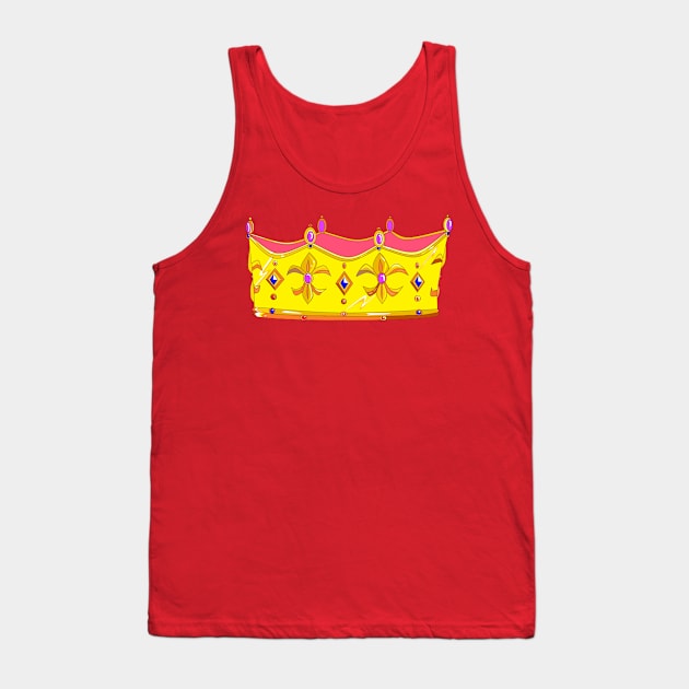 A Princess Crown Tank Top by YudyisJudy